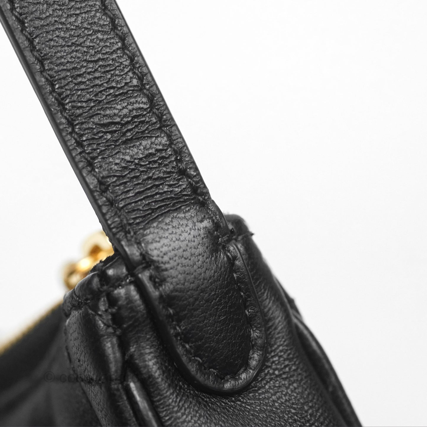 Christian Dior CD Lounge Bag Black Supple Macrocannage Lambskin