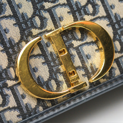 Dior 30 Montaigne Bag Navy Dior Oblique Jacquard