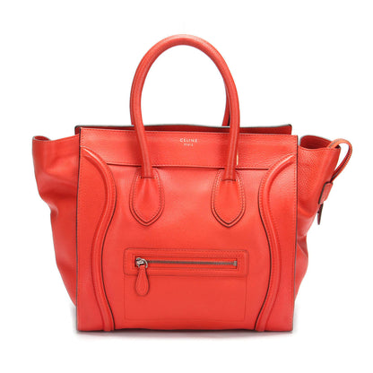 Celine Leather Luggage Tote Bag