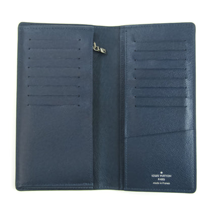 Louis Vuitton Navy Leather Portefeuille Brazza wallet accessories