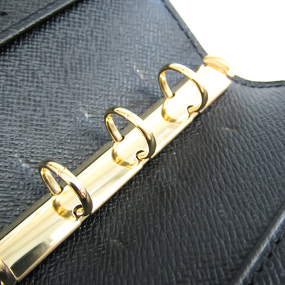 Louis Vuitton Black Leather COUVERTURE AGENDA FONCTIONNEL PM wallet accessories