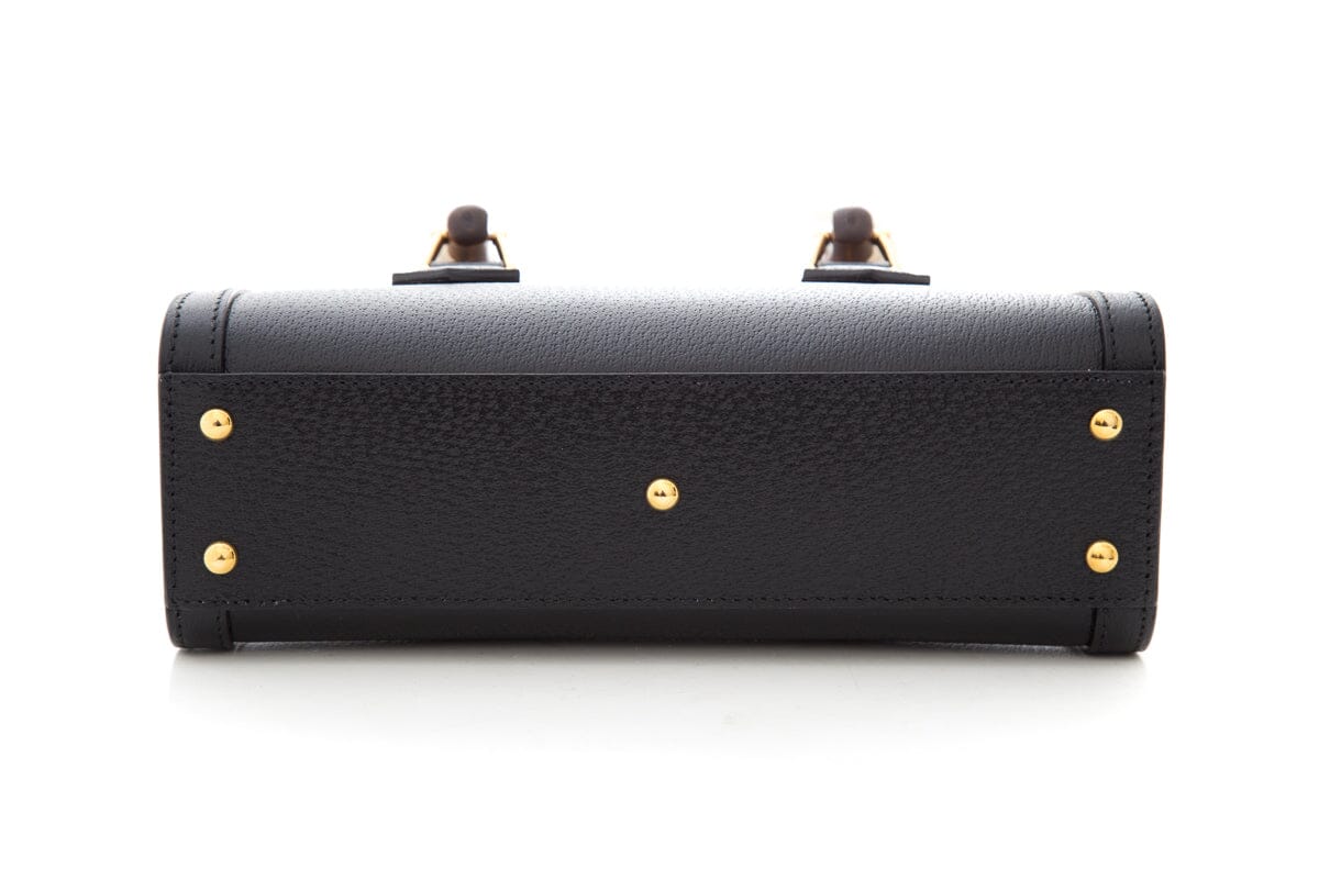 Gucci Black Diana Bamboo Handle Handbag