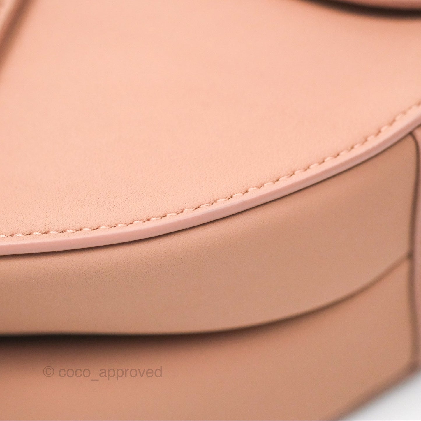 Christian Dior Saddle Bag Blush Ultramatte Calfskin