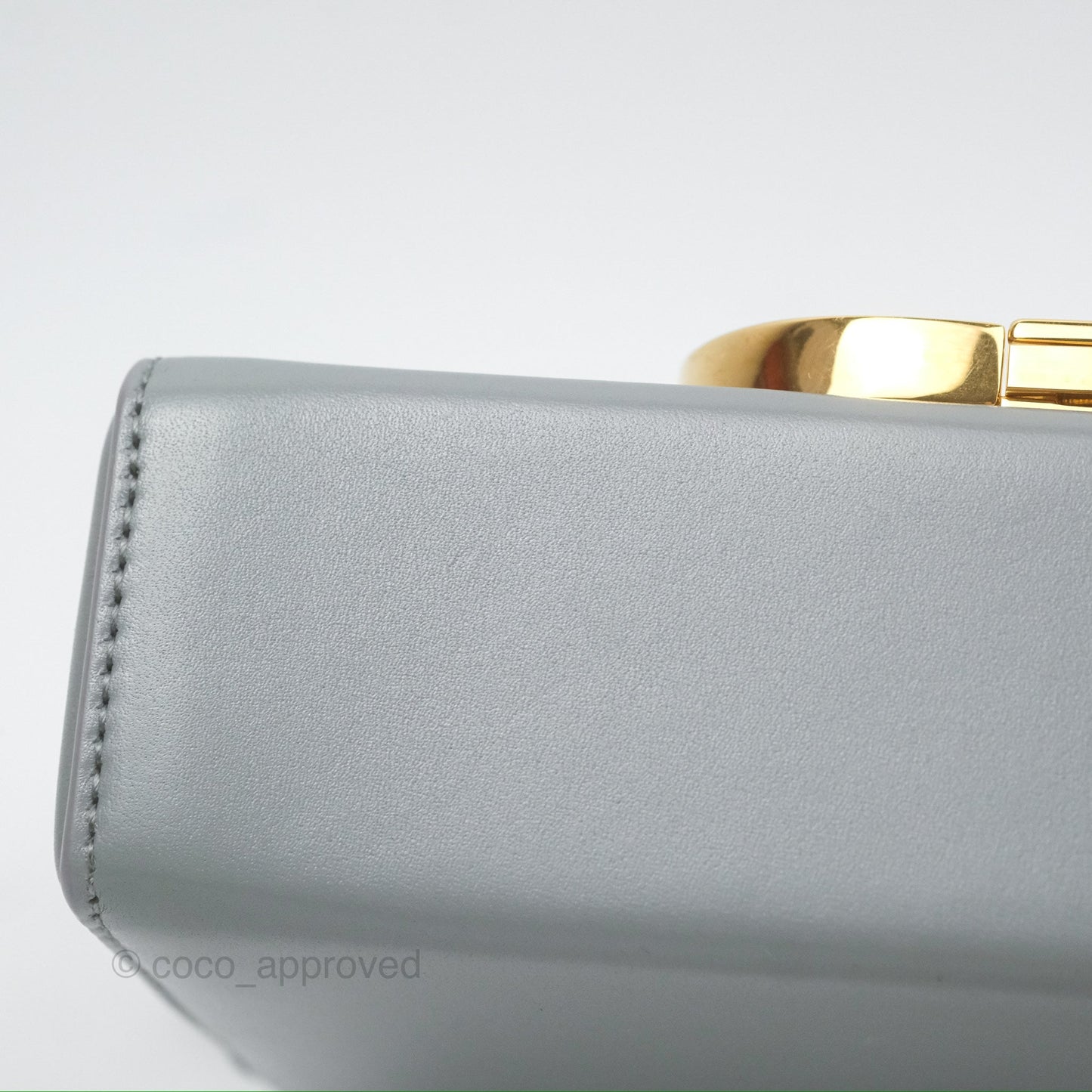 Christian Dior 30 Montaigne Box Bag Grey Calfskin