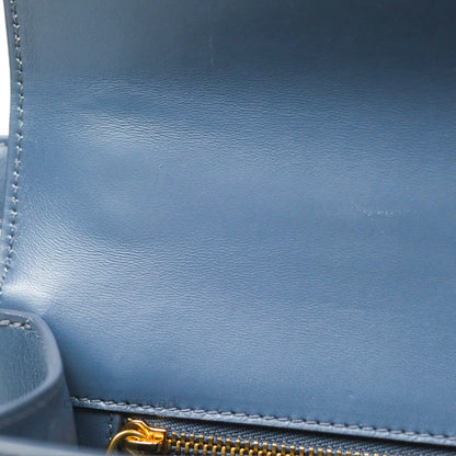 Dior 30 Montaigne Bag Blue Box Calfskin