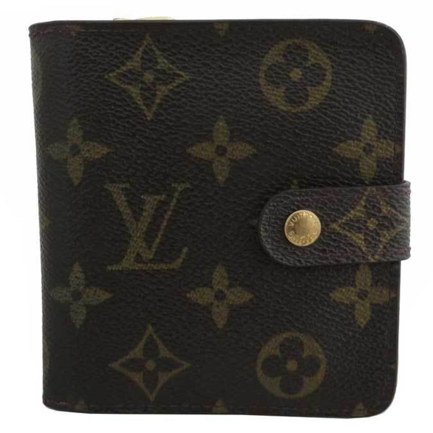 Louis Vuitton Brown Canvas Porte-monnaie wallet accessories