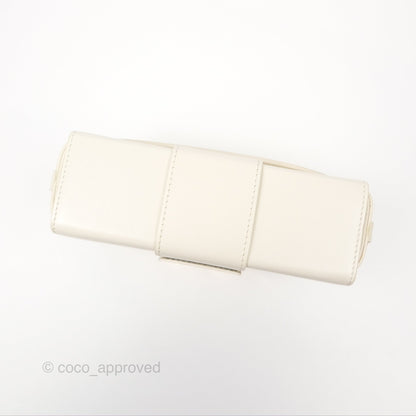 Christian Dior 30 Montaigne Box Bag White Calfskin