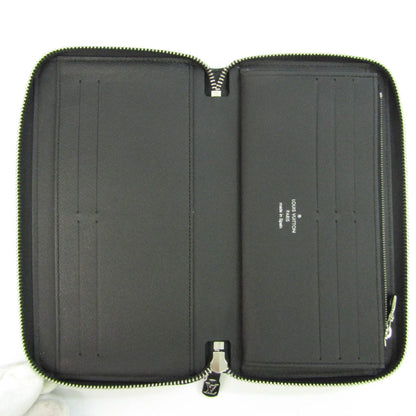 Louis Vuitton Black Leather Zippy organizer wallet accessories