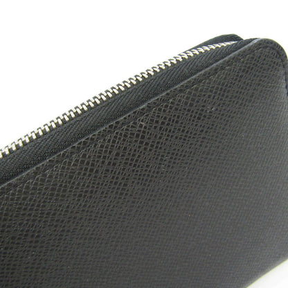 Louis Vuitton Black Leather Zippy organizer wallet accessories
