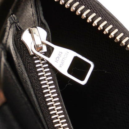 Louis Vuitton Black Leather Zippy Wallet Vertical wallet accessories