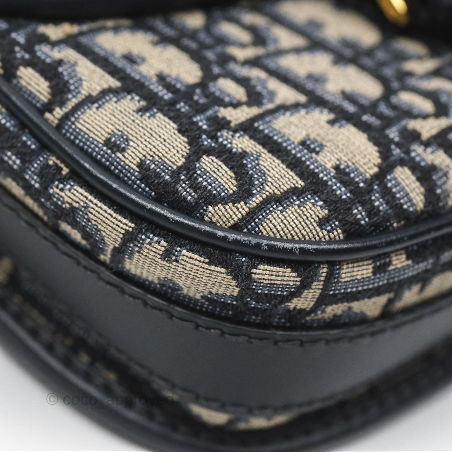 Dior Small Bobby Bag Blue Oblique Jacquard Canvas