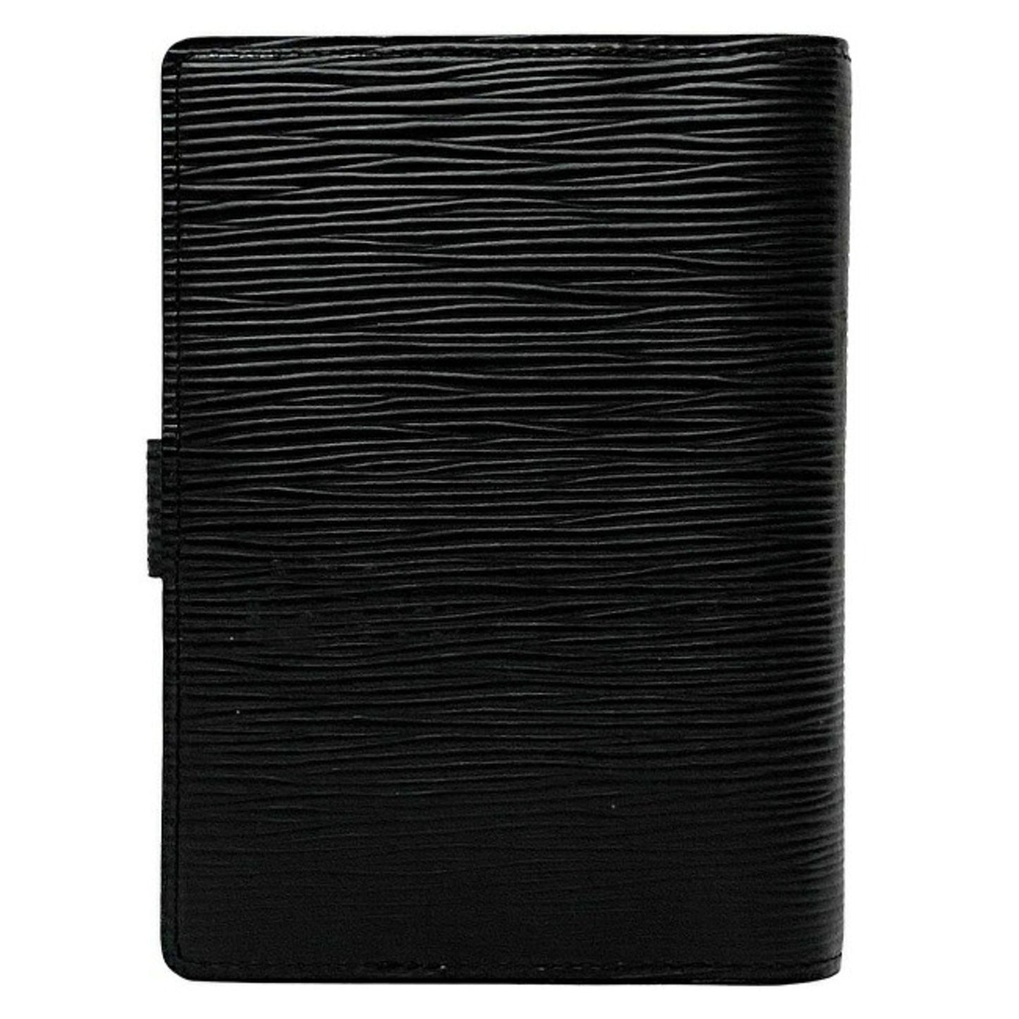 Louis Vuitton Black Leather COUVERTURE AGENDA FONCTIONNEL PM wallet accessories