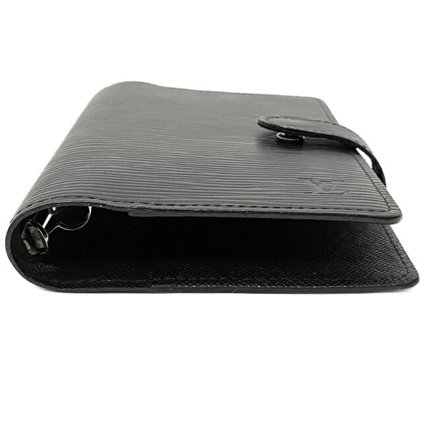 Louis Vuitton Black Leather COUVERTURE AGENDA FONCTIONNEL PM wallet accessories