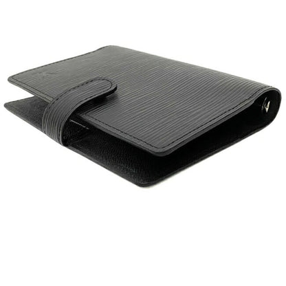 Louis Vuitton Black Leather COUVERTURE AGENDA FONCTIONNEL PM wallet accessories