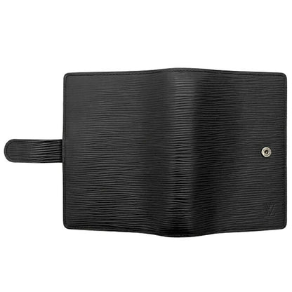 Louis Vuitton Black Leather COUVERTURE AGENDA FONCTIONNEL PM wallet accessories