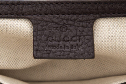 Gucci Vintage Brown Damen Canvas Handbag