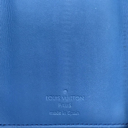 Louis Vuitton Blue Leather Portefeuille zippy wallet accessories