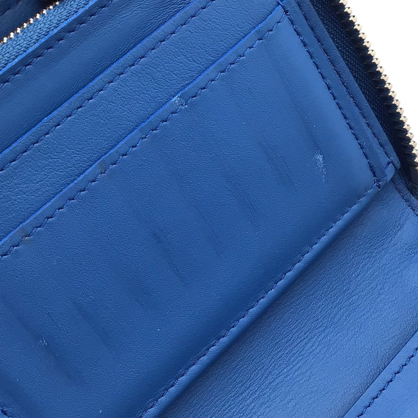 Louis Vuitton Blue Leather Portefeuille zippy wallet accessories