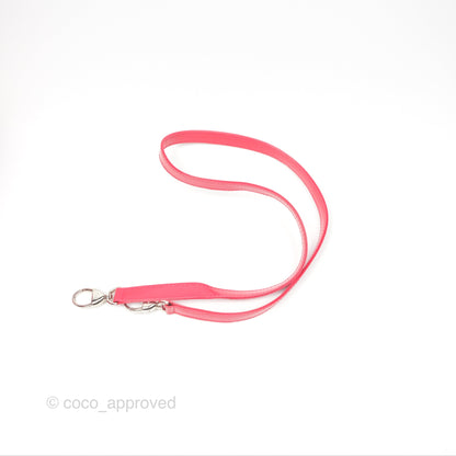 Christian Dior Medium Lady Dior Red Patent Silver Hardware
