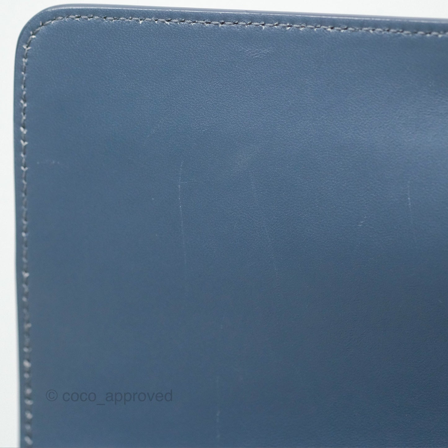 Dior 30 Montaigne Bag Blue Box Calfskin