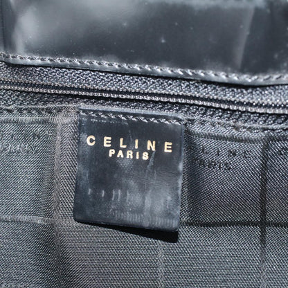 Celine Macadam Canvas Hand Bag Brown  47388