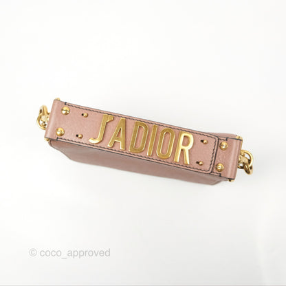 Christian Dior J'Adior Strap Flap Bag Dusty Pink Grained Calfskin
