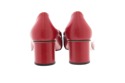 Gucci Red Leather Marmont Pumps SZ 41.5