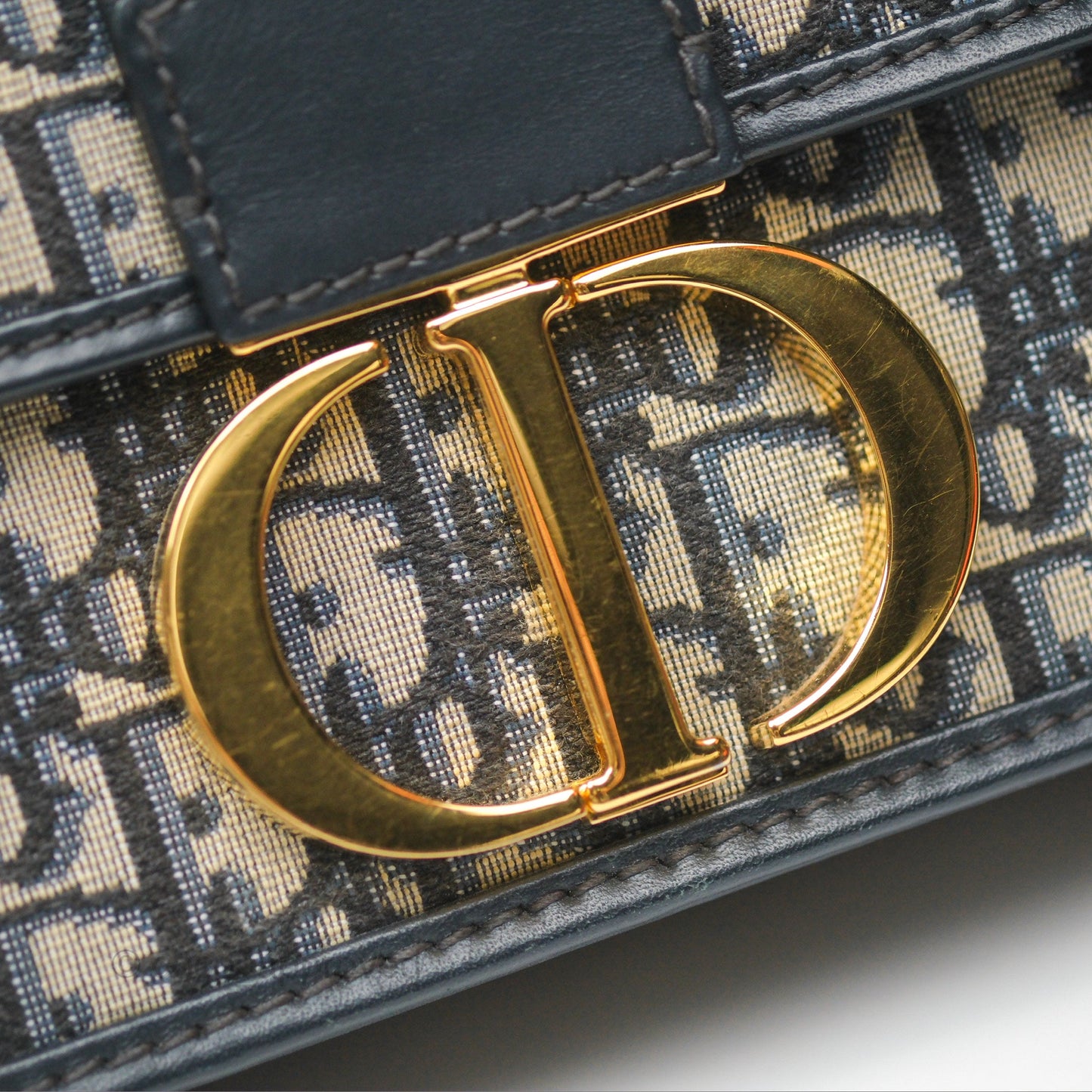 Dior 30 Montaigne Bag Navy Dior Oblique Jacquard