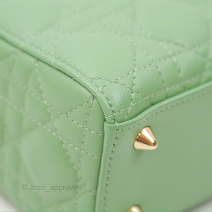Christian Dior My ABCDior Lady Dior Avocado Green Lambskin Gold Hardware