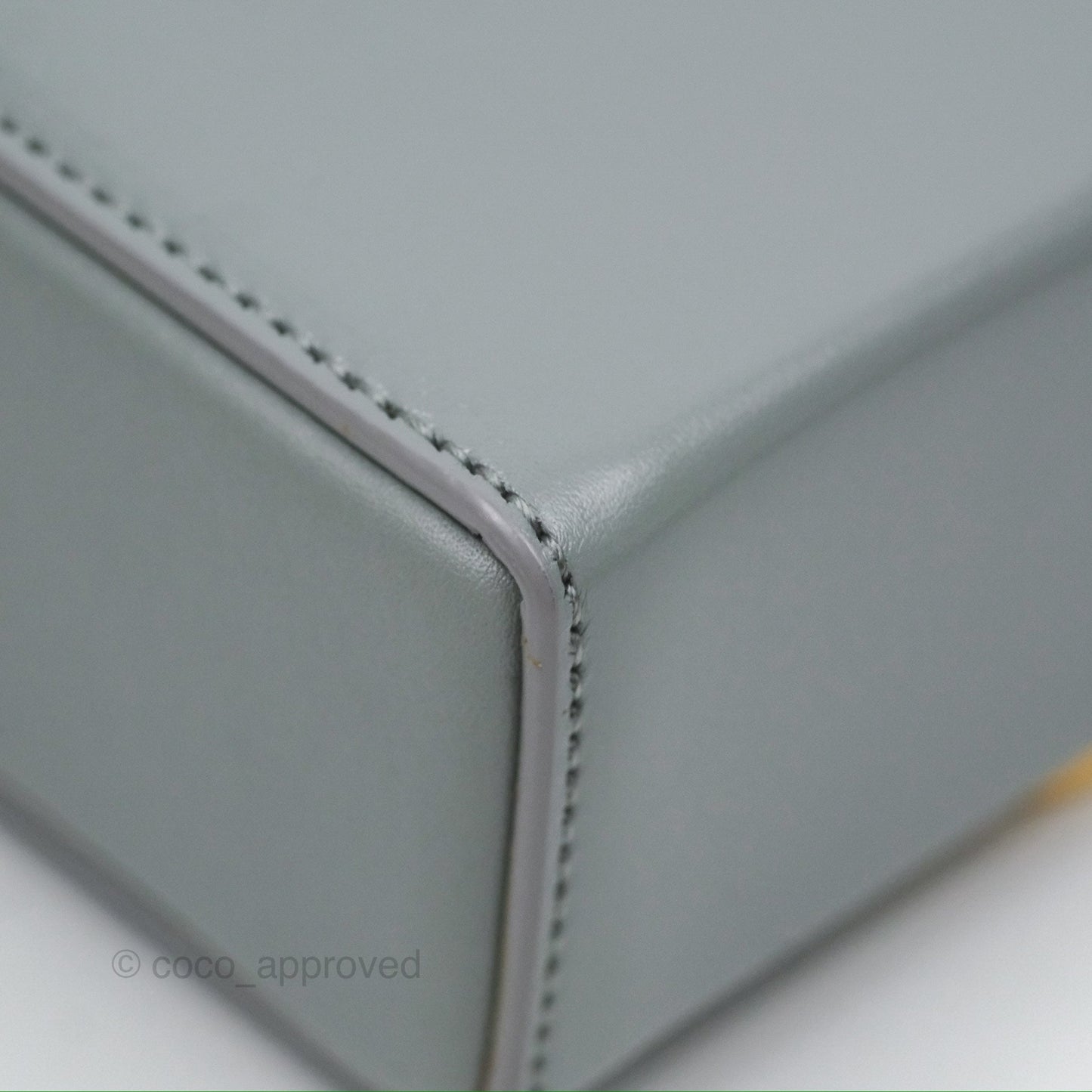 Christian Dior 30 Montaigne Box Bag Grey Calfskin
