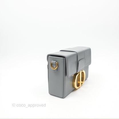 Christian Dior 30 Montaigne Box Bag Grey Calfskin