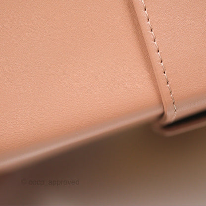 Christian Dior 30 Montaigne Beige Calfskin Box Bag
