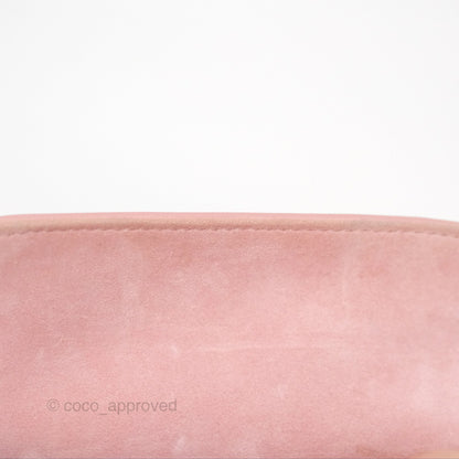 Christian Dior Lady D-Joy Micro Bag Antique Pink Lambskin Heart Quilted