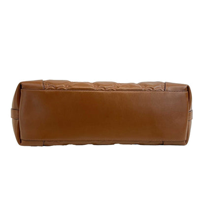 GUCCI - NEW Embossed GG Matelasse Brown Shoulder Tote