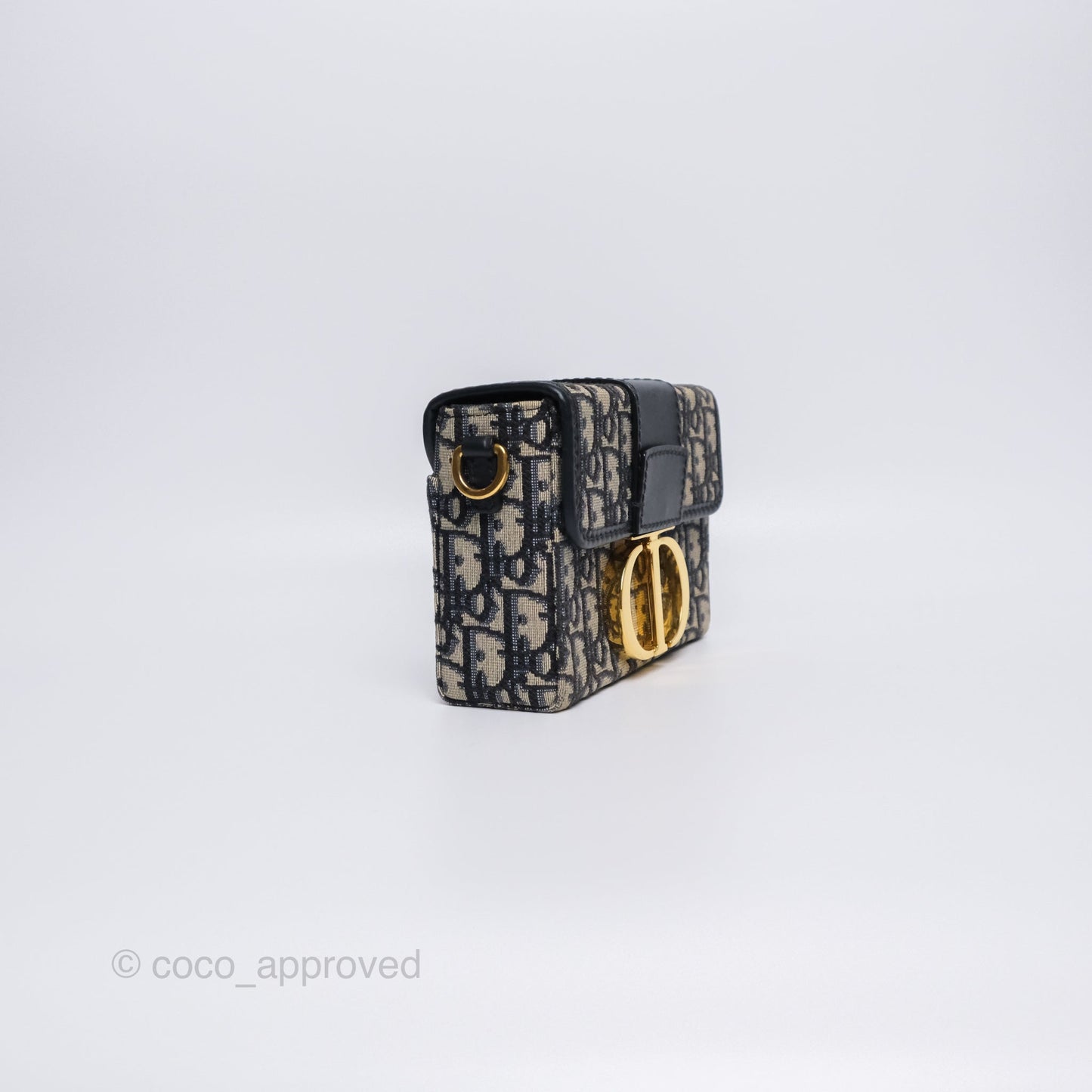 Christian Dior 30 Montaigne Oblique Jacquard Box Bag