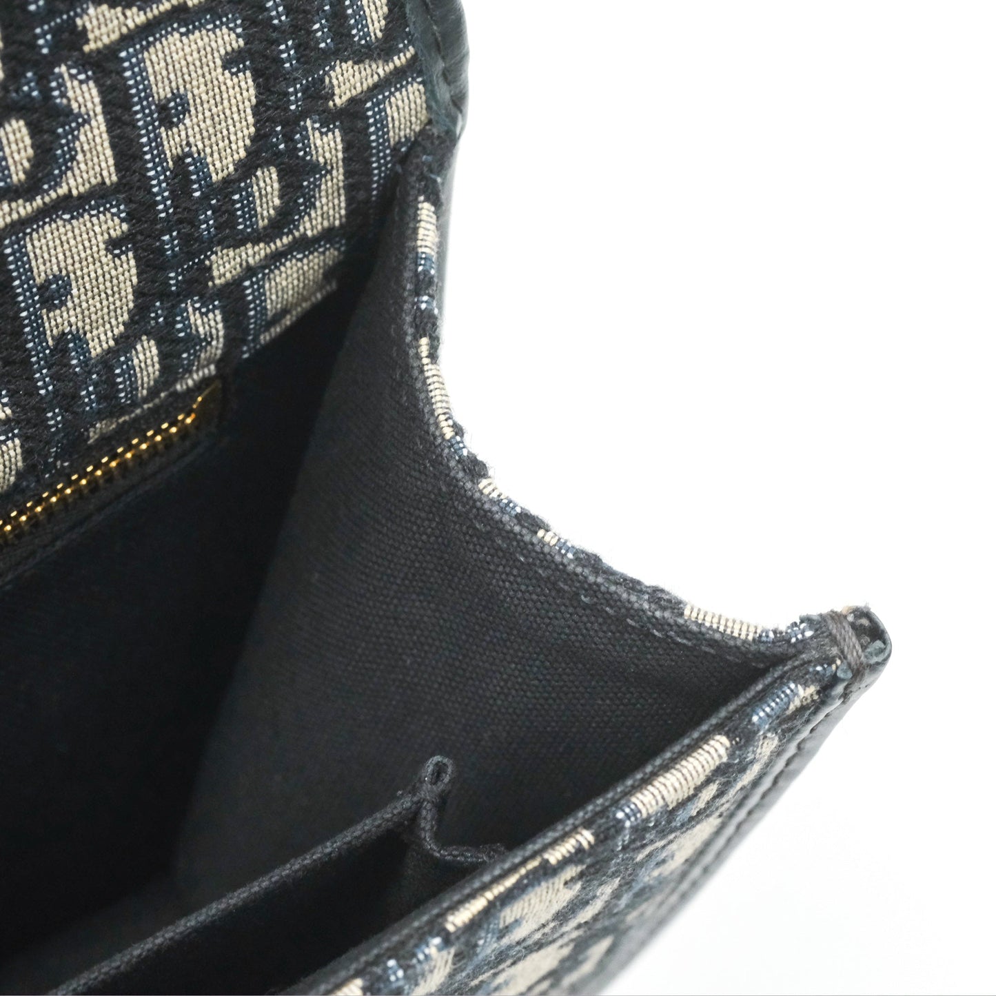 Christian Dior 30 Montaigne with Chain Blue Dior Oblique Jacquard