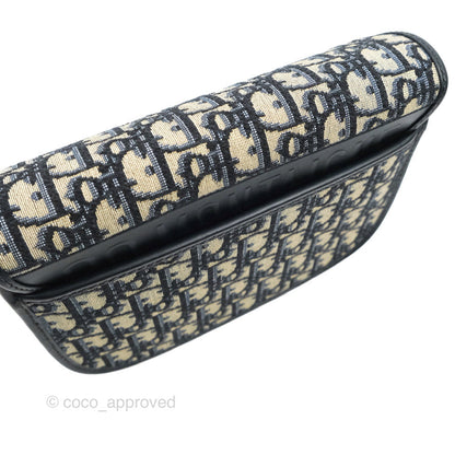 Dior Medium Bobby Bag Blue Oblique Jacquard Canvas