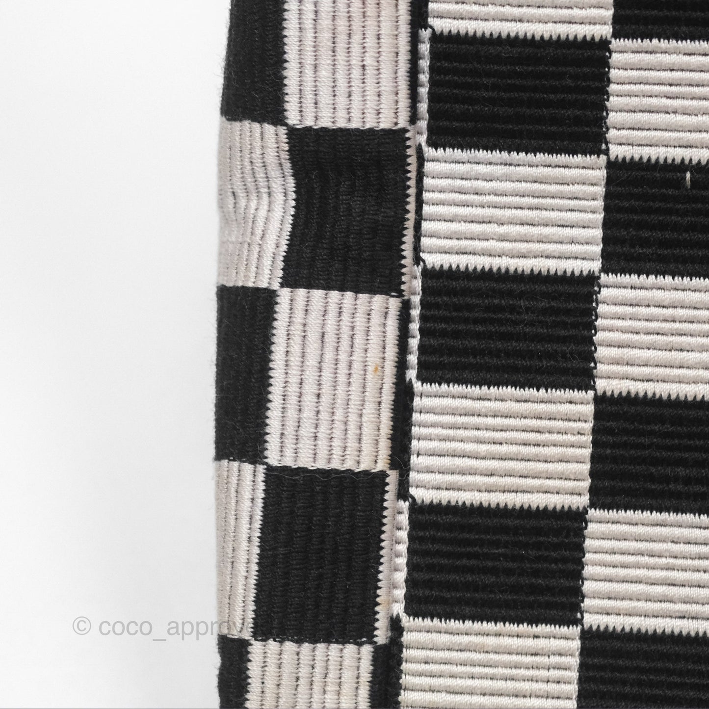 Christian Dior Large Book Tote Checkered Black/ White Canvas
