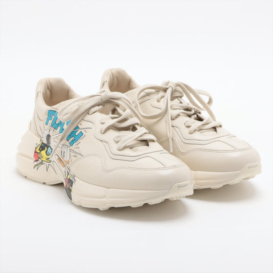 Gucci Disney Leather Trainers 7 Men Ivory 646509