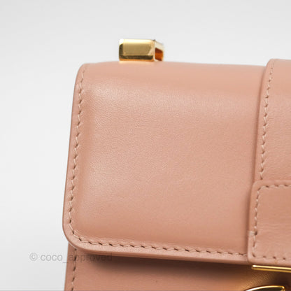 Dior Micro 30 Montaigne Flap Bag Rose Des Vents Calfskin