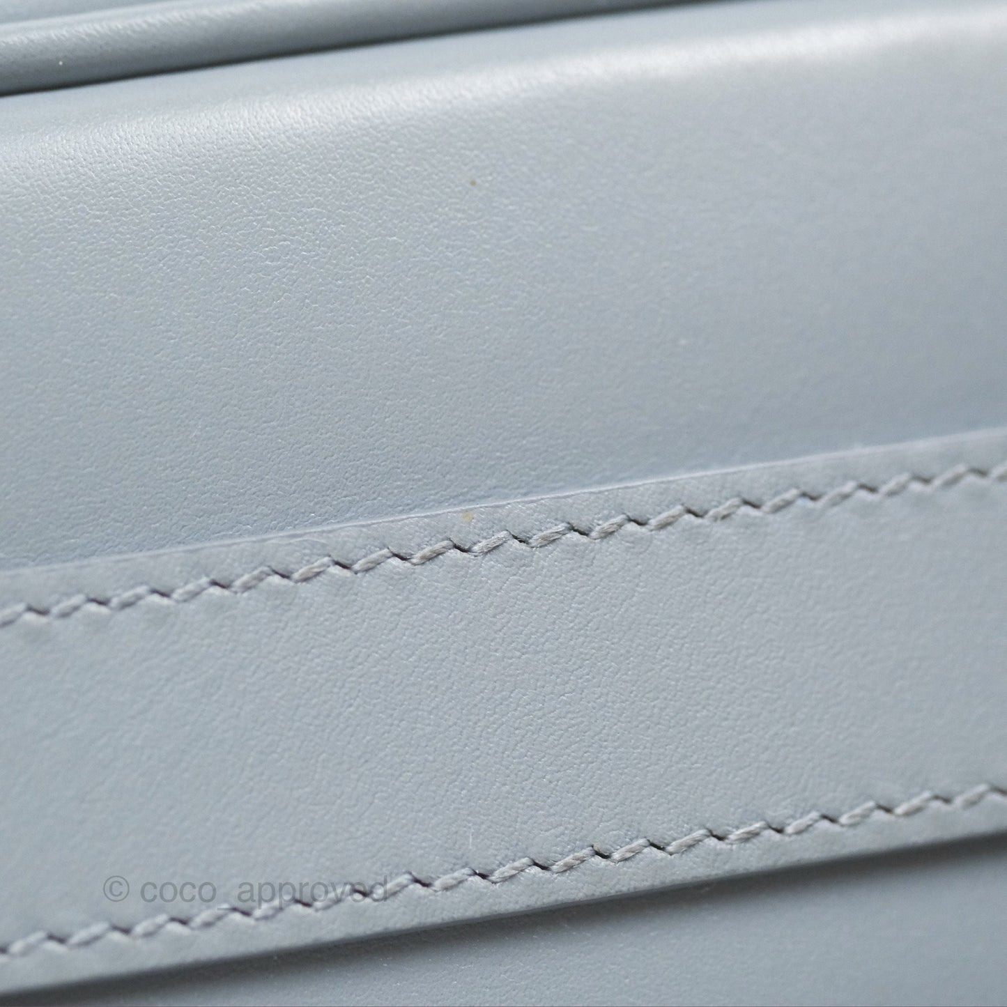 Christian Dior Medium Bobby Flap Grey Box Calfskin