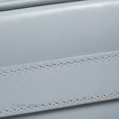 Christian Dior Medium Bobby Flap Grey Box Calfskin