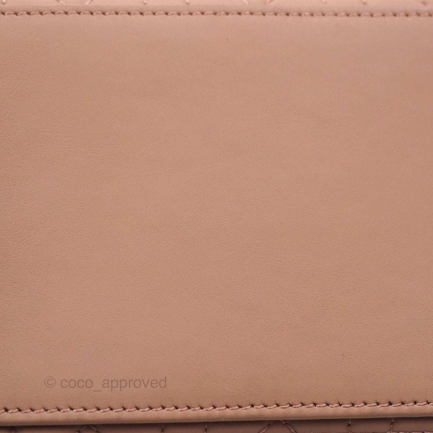 Christian Dior Medium Lady Dior Blush Ultramatte Cannage Calfskin