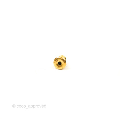 Dior CD Earrings Gold Tone