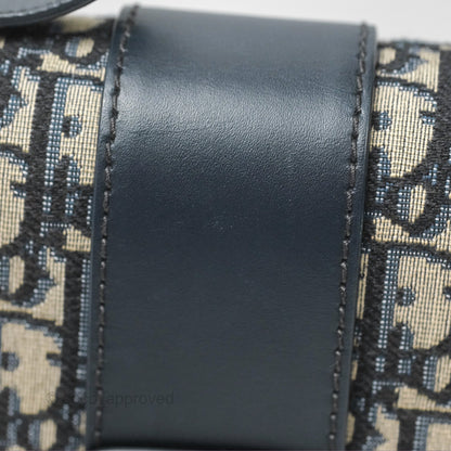 Dior 30 Montaigne Bag Blue Dior Oblique Jacquard