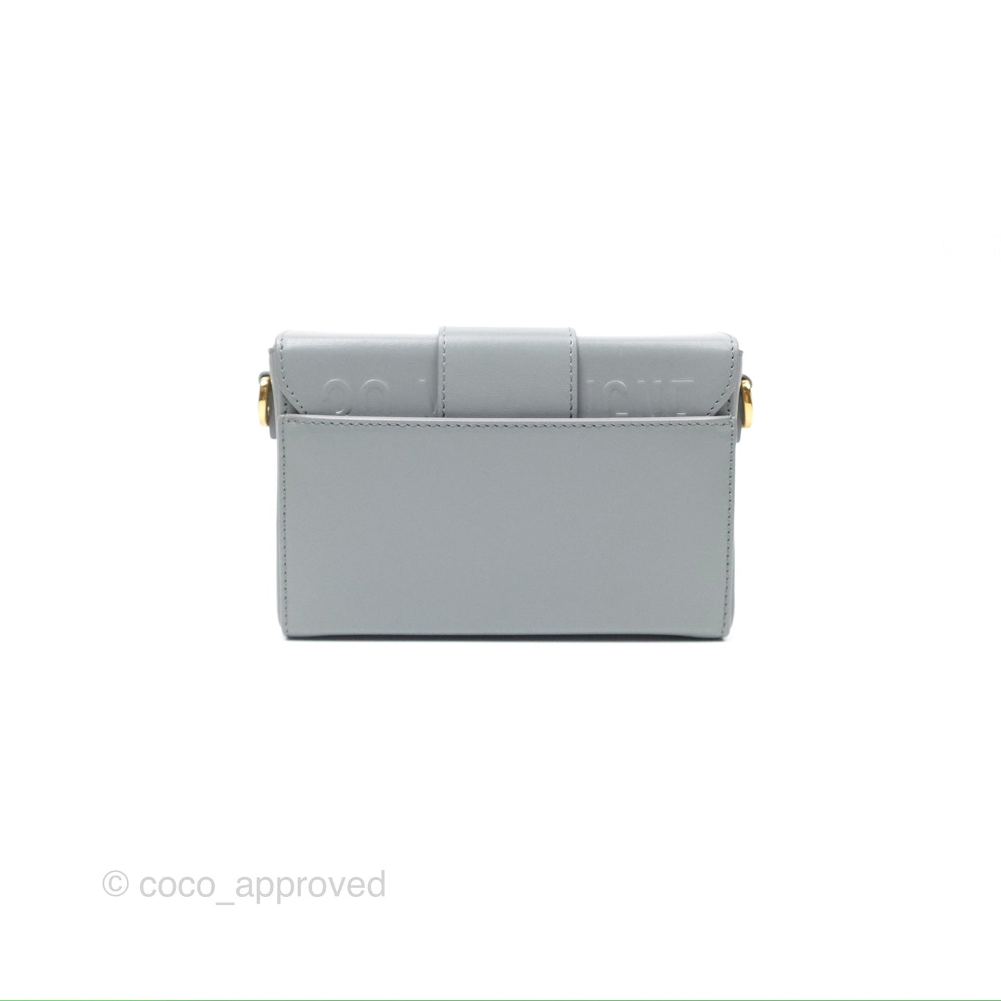 Christian Dior 30 Montaigne Box Bag Grey Calfskin