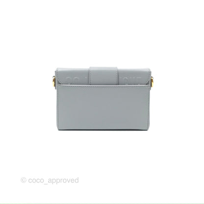 Christian Dior 30 Montaigne Box Bag Grey Calfskin