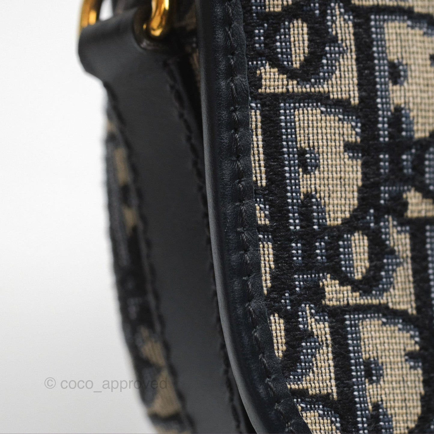 Dior Small Bobby Bag Blue Oblique Jacquard Canvas