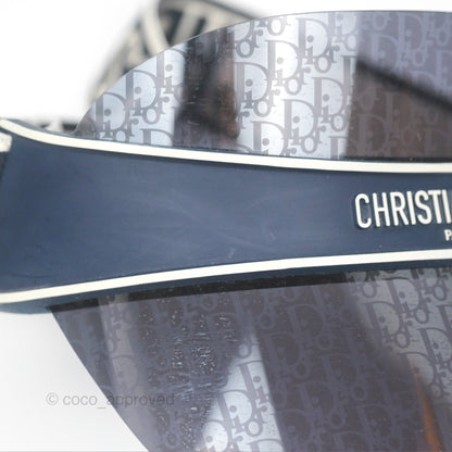 Christian Dior Diorclub V1U Dior Blue Oblique Visor