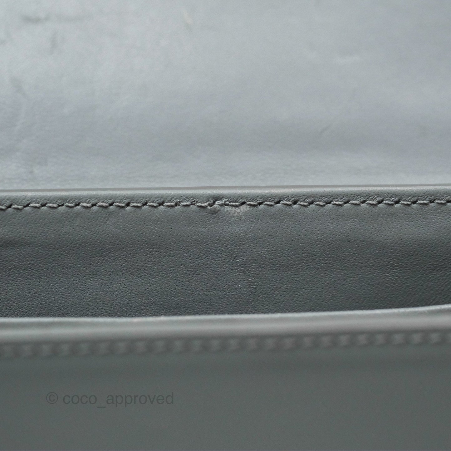Christian Dior 30 Montaigne Box Bag Grey Calfskin